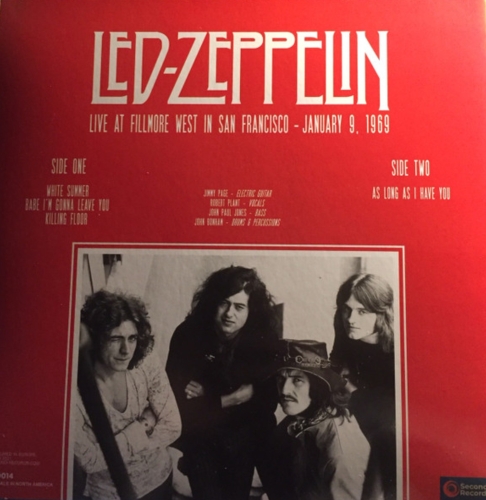Картинка Led Zeppelin Live At The Filmore West San Francisco 1969 Coral Red Vinyl (LP) Second Records Music 402140 9003829977448 фото 3