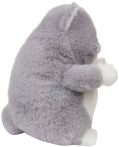 Картинка Игрушка мягкая Толстый кот 20 см (серый) Lapkin AT365236 4627093652365 фото 6
