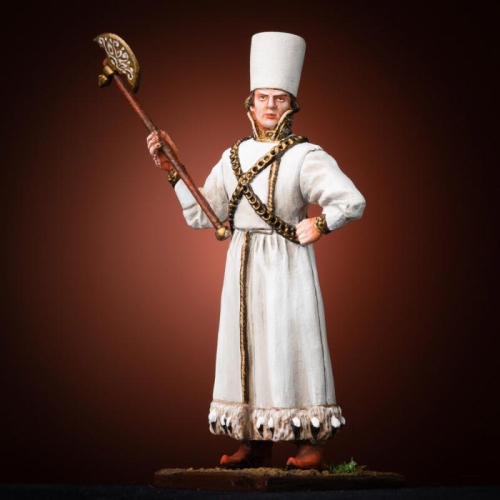 Картинка Оловянная миниатюра Рында - телохранитель государев XVII век Балтийская коллекция солдатиков ПР-4-01 2424680007063 фото 4