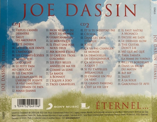 Картинка Joe Dassin Eternel (2CD) Sony Music 402100 5099752049196 фото 3