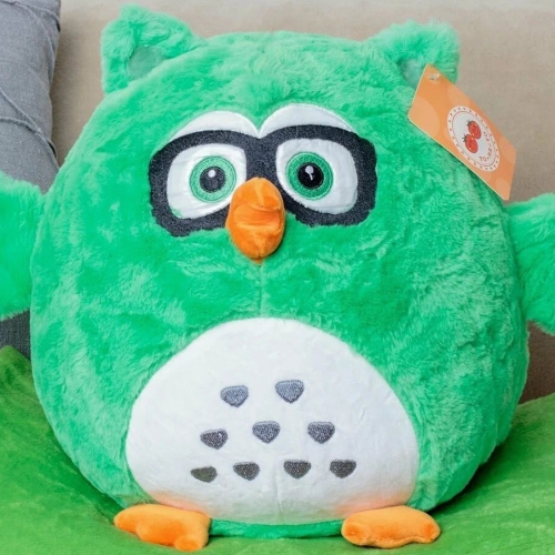 Картинка Мягкая игрушка Сова с пледом 28 см (зеленая) ТО-МА-ТО DL402813002GN 4610136046191 фото 2
