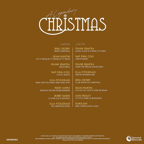 Картинка A Legendary Christmas Vol 3 The Gold Collection (Black Vinyl) (LP) Second Records 401529 9003829988109 фото 3