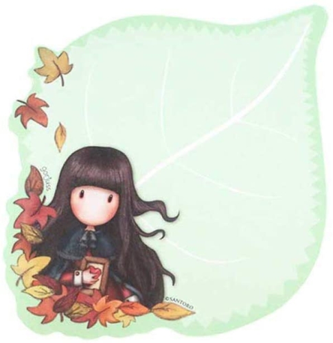 Картинка Стикеры наклейки для заметок Gorjuss Autumn Leaves Санторо для девочек SL909GJ04 5018997627976 фото 2