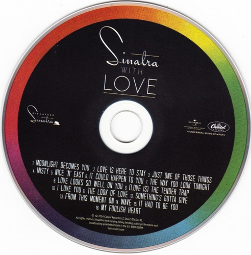 Картинка Frank Sinatra With Love (CD) Capitol Records Music 402081 602537652143 фото 3