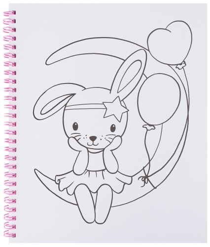 Картинка Альбом для раскрашивания Princess Mimi Colouring Book Принцесса Мими с пайетками в виде сердца 0410839/0010839 4010070427771 фото 8