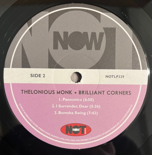 Картинка Thelonious Monk Brilliant Corners (LP) Not Now Music 401546 5060348583295 фото 4