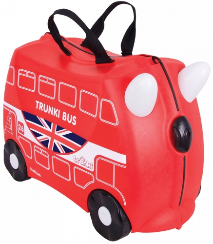 Картинка Детский чемодан Автобус Борис на колесиках Trunki 0186-GB01-P4 5055192201860 фото 2