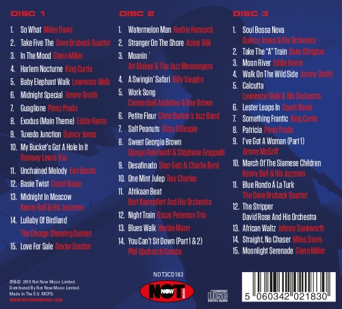 Картинка The Very Best Jazz Instrumentals 45 Original Classics Various Artists (3CD) NotNowMusic 397461 5060342021830 фото 2