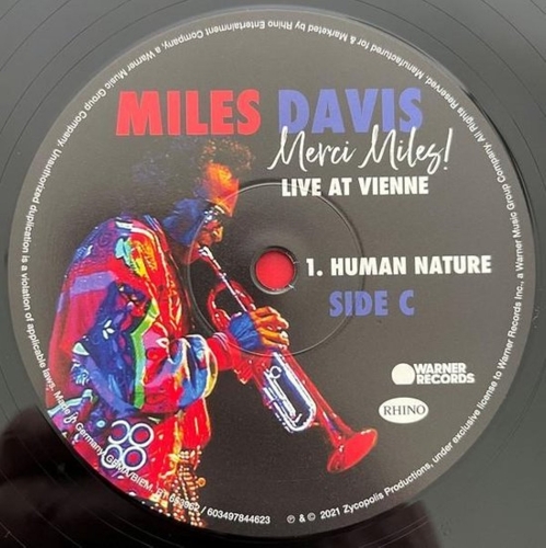 Картинка Miles Davis Merci Miles! Live at Vienne (2LP) Warner Music 401710 603497844623 фото 8