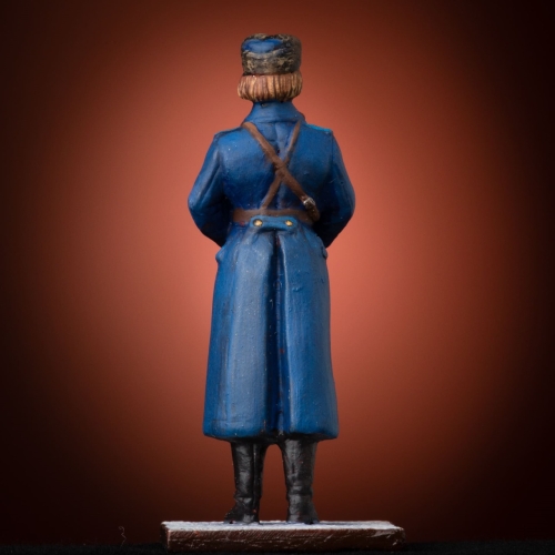 Картинка Оловянная миниатюра Капитан милиции в зимней форме одежды образца 1965 года Балтийская коллекция солдатиков ПР-53-01 2424680007186 фото 3