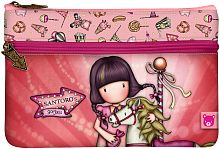 Картинка Пенал с кармашком на молнии Gorjuss Fairground Carousel Санторо для девочек SL1128GJ01 5018997638217