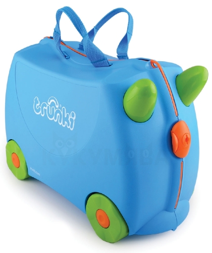 Картинка Детский чемодан Terrance голубой на колесиках Trunki 0054-GB01-P1 5055192200054