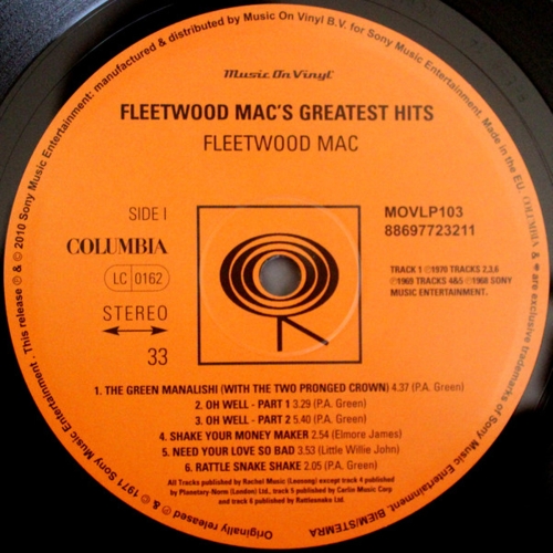 Картинка Fleetwood Mac Greatest Hits (LP) MusicOnVinyl 398821 886977232114 фото 5