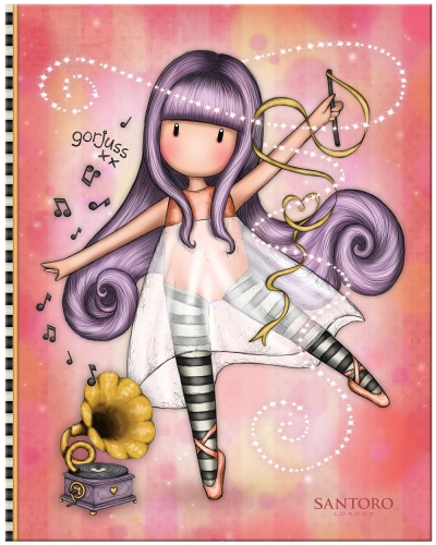 Картинка Канцелярский набор с блокнотом Gorjuss Melodies Little Dancer SL602GJ14 5018997636169 фото 3