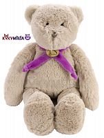 Картинка Игрушка мягкая Медведь 40 см (серый/фиолетовый) Lapkin AT365060 4627093650606