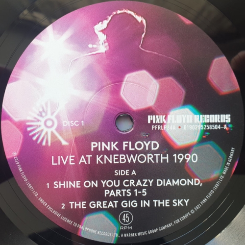 Картинка Pink Floyd Live At Knebworth 1990 (2LP) Pink Floyd Records Music 400253 190295258504 фото 8