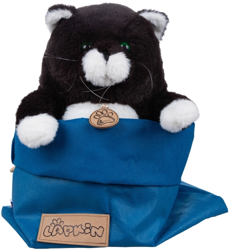 Картинка Игрушка мягкая Толстый кот 26 см (горький шоколад) Lapkin AT365259 4627093652594 фото 6