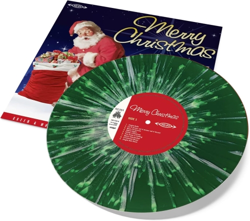 Картинка Merry Christmas The 18 Most Beautiful Christmas Songs Green and White Splatter Vinyl (LP) Rat Pack Records 401972 3700477835323 фото 3