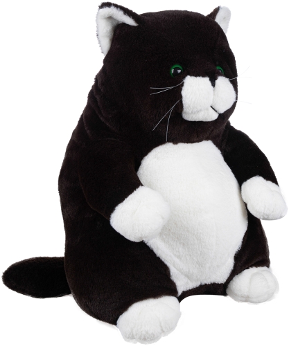 Картинка Игрушка мягкая Толстый кот 39 см (горький шоколад) Lapkin AT365261 4627093652617 фото 3