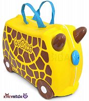 Картинка Детский чемодан Жираф Джери на колесиках Trunki 0265-GB01 5055192202652