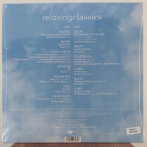 Картинка Relaxing Classics Various Artists (LP) Warner Classics 401576 190296270758 фото 2