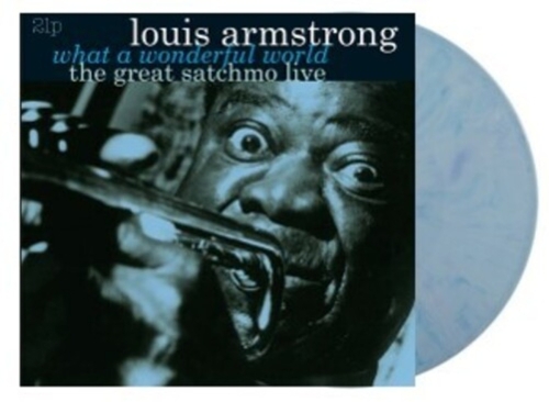 Картинка Louis Armstrong What A Wonderful World The Great Satchmo Live Blueberry Vinyl (2LP) Vinyl Passion Music 402048 8719039006465 фото 2
