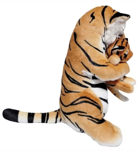 Картинка Мягкая игрушка Тигр с детенышем 35 см ТО-МА-ТО DW303007811BR 4650197708737 фото 3