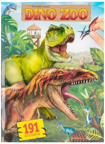 Картинка Альбом с наклейками Создай Динопарк Creative Studio Create Your Dino Zoo 0411400 4010070569204