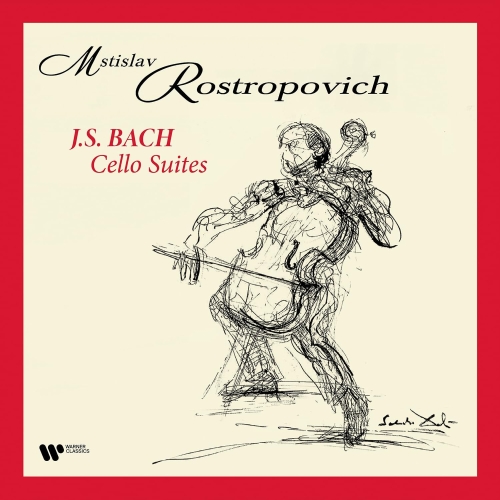 Картинка Mstislav Rostropovich J.S. Bach Cello Suites (4LP) Warner Classics Music 399951 190295079147