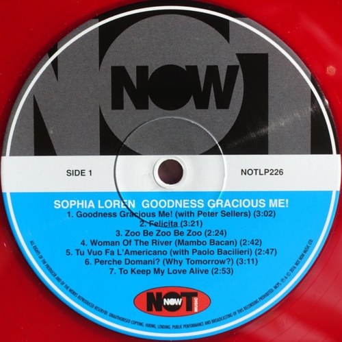 Картинка Sophia Loren Goodness Gracious Me! Red Vinyl (LP) NotNowMusic 399406 5060348582267 фото 4