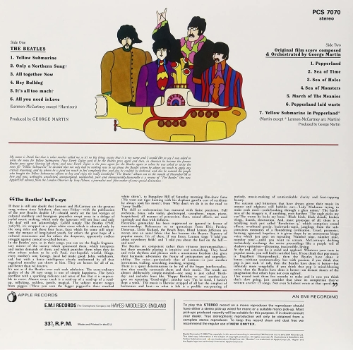 Картинка The Beatles Yellow Submarine (LP) EMI Records 393761 0094638246718 фото 3