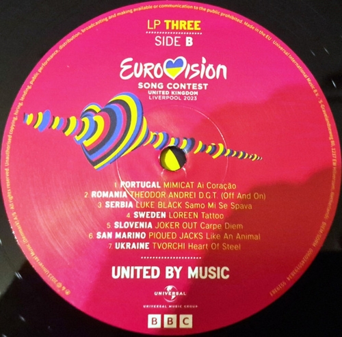 Картинка Eurovision Song Contest Liverpool 2023 (3LP) Universal Music 401961 602455188816 фото 8