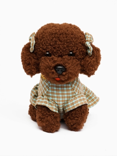 Картинка Мягкая игрушка Собака 22 см (КОРИЧНЕВАЯ) ТО-МА-ТО LH402214102BR 4610136047501 фото 3