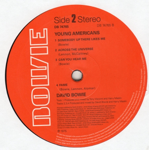 Картинка David Bowie Young Americans (LP) Parlophone 399552 190295990343 фото 5