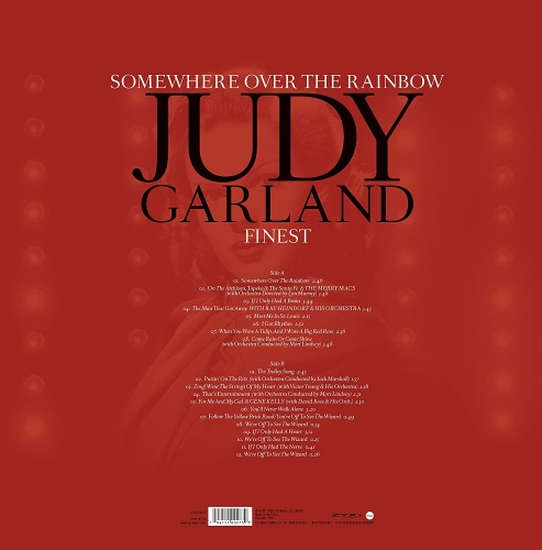 Картинка Judy Garland Somewhere Over The Rainbow Finest Soundtrack (LP) ZYX Music 401613 194111002739 фото 2