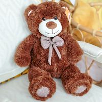 Картинка Мягкая игрушка Медведь 50 см с бантом на шее ТО-МА-ТО DL505014709BR 4610136048102