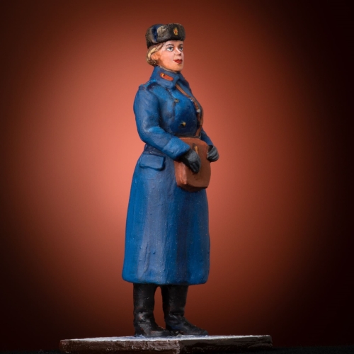 Картинка Оловянная миниатюра Капитан милиции в зимней форме одежды образца 1965 года Балтийская коллекция солдатиков ПР-53-01 2424680007186 фото 5