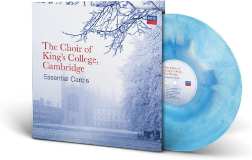 Картинка Essential Carols The Choir of King's College Cambridge Blue and White Marble Vinyl (LP) Decca Music 401986 028948540402 фото 2