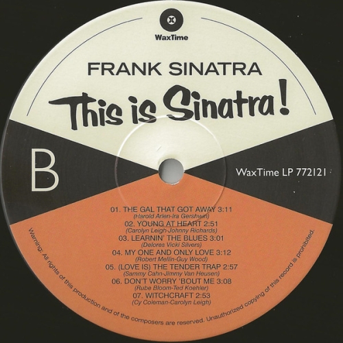 Картинка Frank Sinatra This Is Sinatra! (LP) WaxTime 401790 8436559460385 фото 5