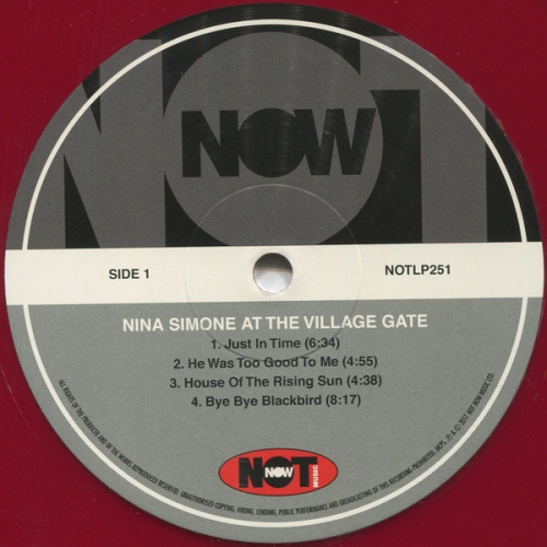 Картинка Nina Simone At The Village Gate Purple Vinyl (LP) Not Now Music 398205 5060348582519 фото 4
