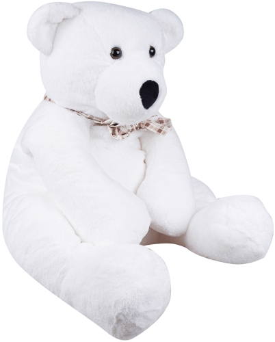 Картинка Игрушка мягкая Белый медведь 50 см Lapkin AT365165 4627093651658 фото 3