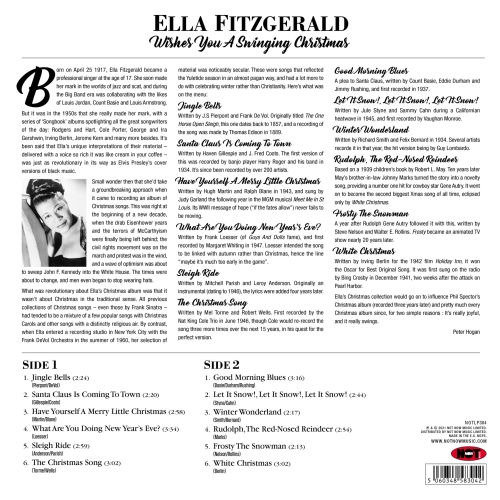 Картинка Ella Fitzgerald Wishes You A Swinging Christmas (LP) Not Now Music 400759 5060348583042 фото 2