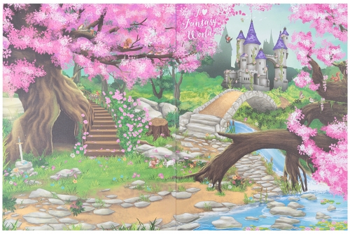 Картинка Альбом для творчества с блестящими наклейками Fantasy Model Stickerworld TOPModel для девочек 0411668/0011668 4010070596156 фото 2