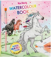 Картинка Альбом для раскрашивания Акварель Miss Melody Watercolour Book раскрашивание водой кисточкой 0411162/0011162 4010070560270
