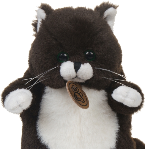 Картинка Игрушка мягкая Толстый кот 16 см (горький шоколад) Lapkin AT365257 4627093652570 фото 2