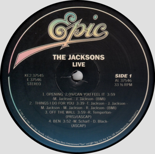 Картинка The Jacksons Live (2LP) Sony Music 401606 194398482712 фото 4