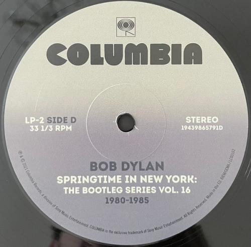Картинка Bob Dylan Springtime In New York The Bootleg Series Vol. 16 (1980-1985) (2LP) Sony Music 401607 194398657912 фото 7