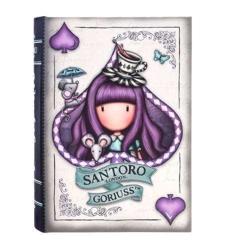 Картинка Набор из двух шкатулок для хранения в форме книги Gorjuss Wonderland A Little More Tea Санторо Santoro London SL411GJ10 5018997634530 фото 3