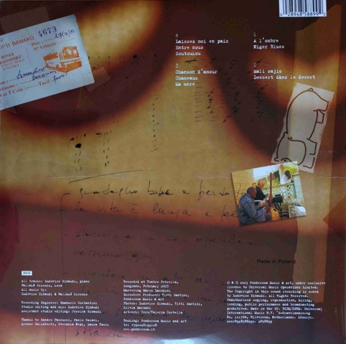 Картинка Ludovico Einaudi & Balake Sissoko - Diario Mali Red Vinyl (2LP) Universal Music 402072 028948588992 фото 3