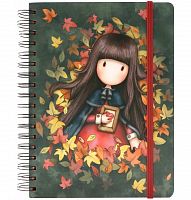 Картинка Блокнот большой на кольцах Gorjuss Autumn Leaves SL767GJ03 5018997628041